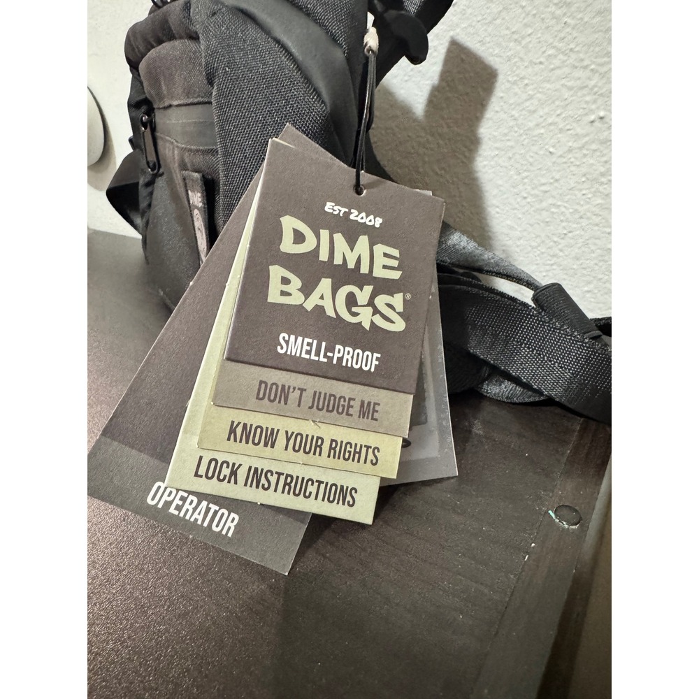 The Operator Locking Chest Bag‎ by Dime Bags-Black-NWT TSA Approved - Picture 4 of 8